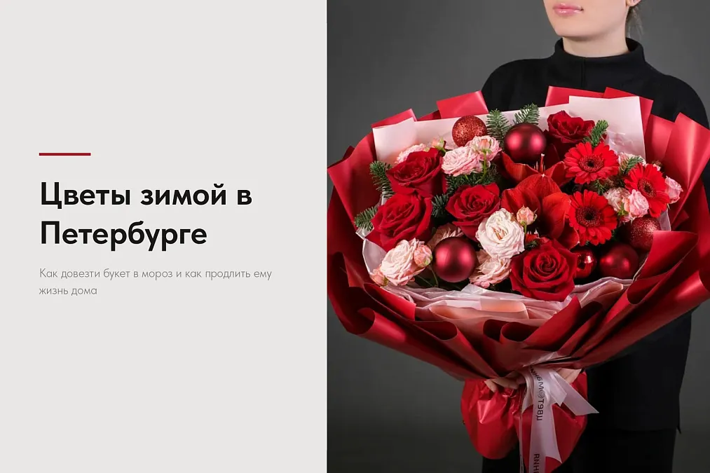 Цветы зимой в Петербурге: как довезти и как сохранить