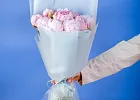 Купить Букет из 10 розовых пионов (Премиум) в  с бесплатной доставкой: цена, фото, описание