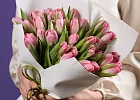 Купить Букет 51 розовый тюльпан в  с бесплатной доставкой: цена, фото, описание
