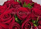 Купить «25 красных роз» в шляпной коробке в  с бесплатной доставкой: цена, фото, описание