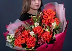 Купить Букет «Алое пламя любви» в  с бесплатной доставкой: цена, фото, описание