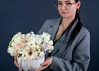 Купить Композиция в тыкве «Ангелок» в  с бесплатной доставкой: цена, фото, описание