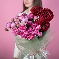 Купить Букет «Яркая вспышка» в  с бесплатной доставкой: цена, фото, описание