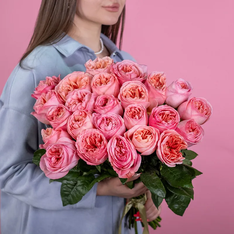 Пионовидная роза 50 см Pink Expression (Эквадор)