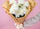 Купить Букет из 15 белых французских роз в  с бесплатной доставкой: цена, фото, описание
