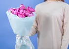 Купить Букет из 15 малиновых пионов (Премиум) в  с бесплатной доставкой: цена, фото, описание