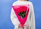Купить Букет из 6 розовых роз 50 см (Эквадор) в  с бесплатной доставкой: цена, фото, описание