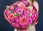 Купить Букет «Розовый рассвет» в  с бесплатной доставкой: цена, фото, описание
