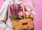 Купить Композиция в корзине «Чистая душа» в  с бесплатной доставкой: цена, фото, описание