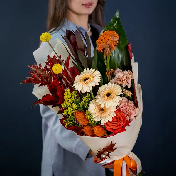 Купить Букет «Легенды осени» S в  с бесплатной доставкой: цена, фото, описание