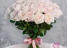 Купить Букет из 35 пионовидных роз Вайт Охара в  с бесплатной доставкой: цена, фото, описание