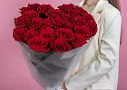 Купить Букет из 25 красных роз 60-70 см (Эквадор) в  с бесплатной доставкой: цена, фото, описание
