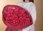 Купить Букет из 51 розовой розы 50 см (Эквадор) в  с бесплатной доставкой: цена, фото, описание