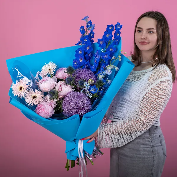 Купить Букет «Сапфир» в  с бесплатной доставкой: цена, фото, описание