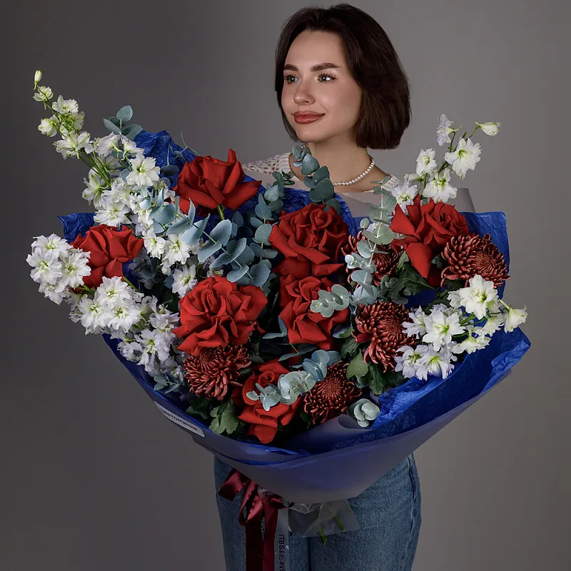 Букет «Костер на снегу»