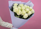 Купить Букет из 15 белых роз 60-70 см (Эквадор) в  с бесплатной доставкой: цена, фото, описание