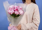 Купить Букет из 9 розовых пионов (Премиум) в  с бесплатной доставкой: цена, фото, описание