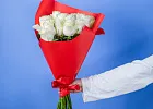 Купить Букет из 17 белых роз 50 см (Эквадор) в  с бесплатной доставкой: цена, фото, описание