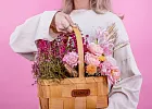 Купить Композиция в корзине «Чистая душа» в  с бесплатной доставкой: цена, фото, описание