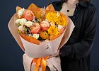 Купить Букет «Апельсиновый пунш» M в  с бесплатной доставкой: цена, фото, описание