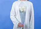 Купить Букет из 4 белых роз 50 см (Эквадор) в  с бесплатной доставкой: цена, фото, описание