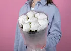 Купить Букет из 7 белых пионов (Премиум) в  с бесплатной доставкой: цена, фото, описание
