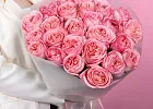 Купить Букет из 25 пионовидных розовых роз 50 см Pink Expression в  с бесплатной доставкой: цена, фото, описание