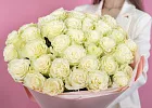 Купить Букет из 35 белых роз 50 см (Эквадор) в  с бесплатной доставкой: цена, фото, описание