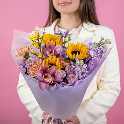 Купить Букет «Летний вечер» в  с бесплатной доставкой: цена, фото, описание
