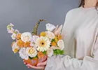 Купить Композиция в тыкве «Ваза из тыквы» в  с бесплатной доставкой: цена, фото, описание