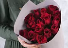 Купить Букет из 15 красных роз 60-70 см (Эквадор) в  с бесплатной доставкой: цена, фото, описание