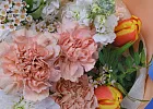 Купить Букет «Монпансье» из диантусов, тюльпанов и кустовой хризантемы в  с бесплатной доставкой: цена, фото, описание