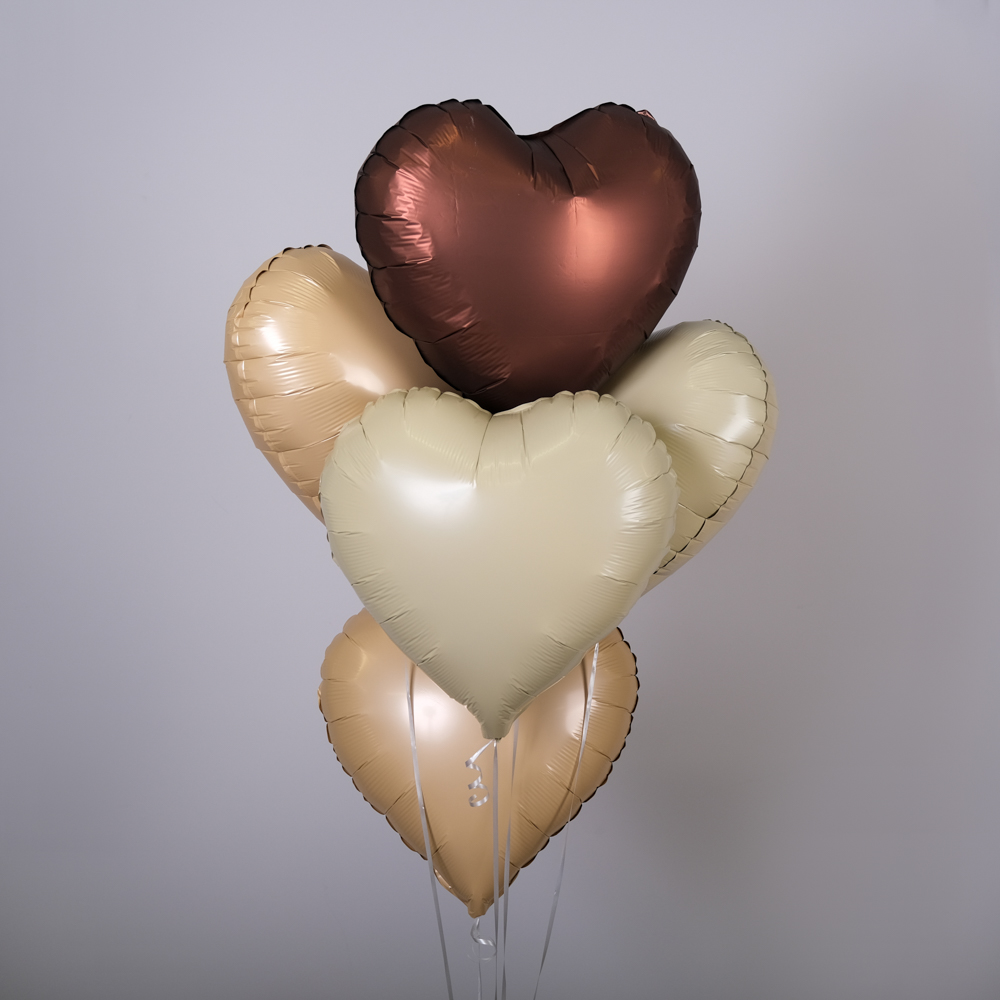 Набор шаров «Сердечки» 5 штук