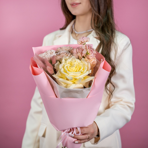 Купить Букет «Благодарю» в  с бесплатной доставкой: цена, фото, описание