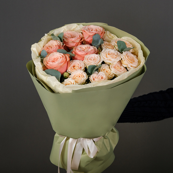 Купить Букет «Сочный персик» в  с бесплатной доставкой: цена, фото, описание