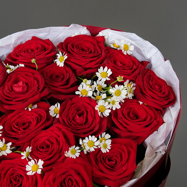 Купить Букет «Грациозная ромашка» в  с бесплатной доставкой: цена, фото, описание