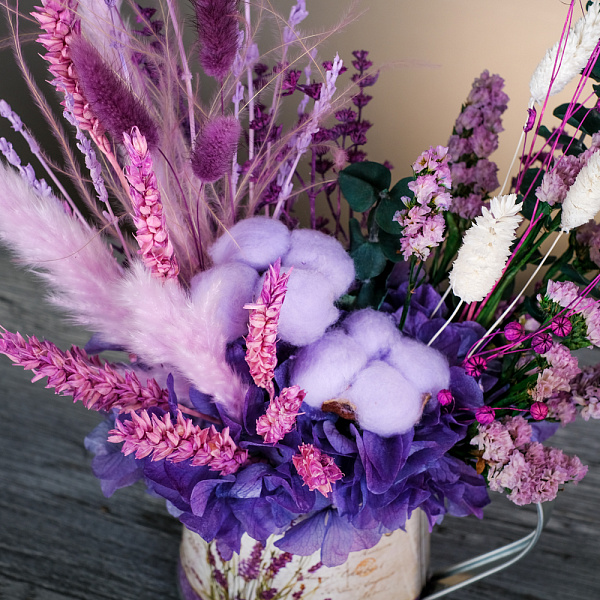 Купить Композиция из сухоцветов «Прованс» в  с бесплатной доставкой: цена, фото, описание