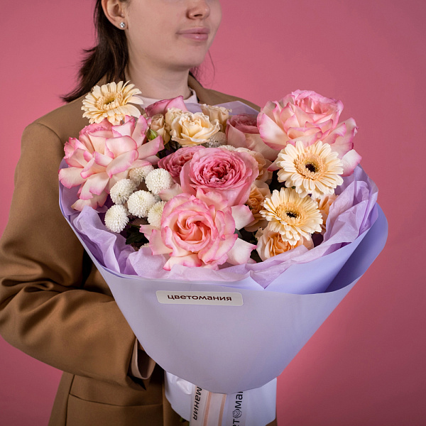 Купить Букет «Танец цветов» в  с бесплатной доставкой: цена, фото, описание