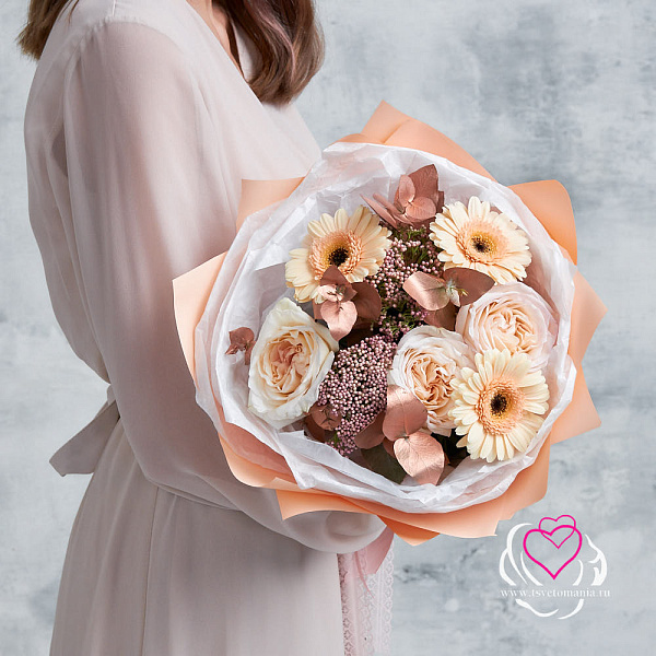 Купить Букет «Крем-брюле» в  с бесплатной доставкой: цена, фото, описание