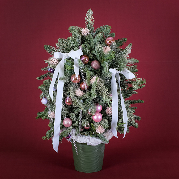 Купить Ёлка «Пудровая» 60 см в  с бесплатной доставкой: цена, фото, описание