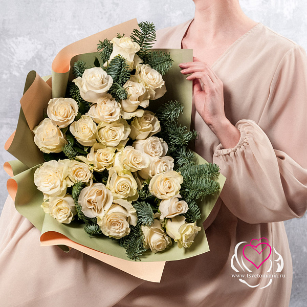 Купить Букет «Первые морозы» в  с бесплатной доставкой: цена, фото, описание