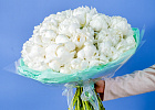 Купить Букет из 50 белых пионов (Премиум) в  с бесплатной доставкой: цена, фото, описание