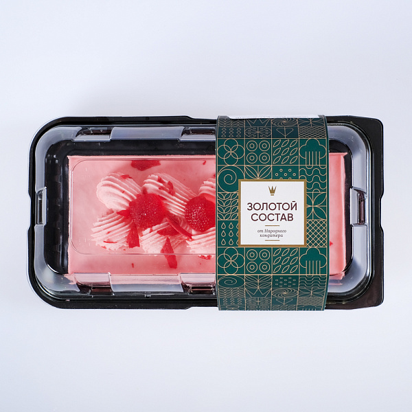 Купить Торт Муссовый «Клубника» 560г. Золотой состав в  с бесплатной доставкой: цена, фото, описание