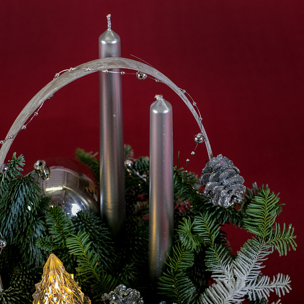 Купить Композиция «Серебряное сияние» в  с бесплатной доставкой: цена, фото, описание