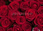 Купить Букет из 35 красных роз 60 см (Россия) в крафте в Санкт-Петербурге с бесплатной доставкой: цена, фото, описание