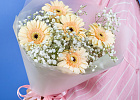 Купить Букет из гербер с гипсофилами в  с бесплатной доставкой: цена, фото, описание
