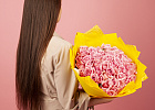 Купить Букет из 51 розовой розы 40 см (Россия) в Санкт-Петербурге с бесплатной доставкой: цена, фото, описание