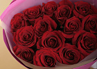 Купить Букет из 15 красных роз 40-50 см (Эквадор) в Санкт-Петербурге с бесплатной доставкой: цена, фото, описание