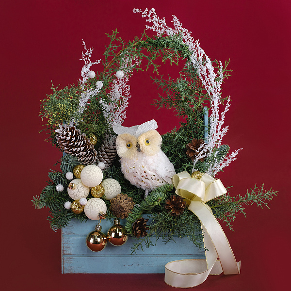 Купить Композиция «Совушка» в  с бесплатной доставкой: цена, фото, описание