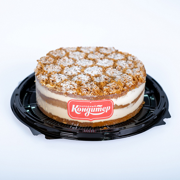 Купить Торт «МЕДОВИК С ЗАВАРНЫМ КРЕМОМ» 500г в  с бесплатной доставкой: цена, фото, описание